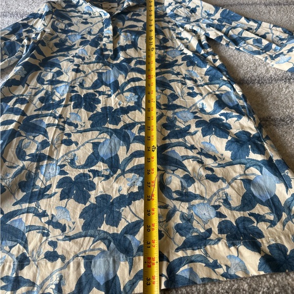 Tuckernuck Blue Floral Shirt mini Dress - Picture 15 of 16